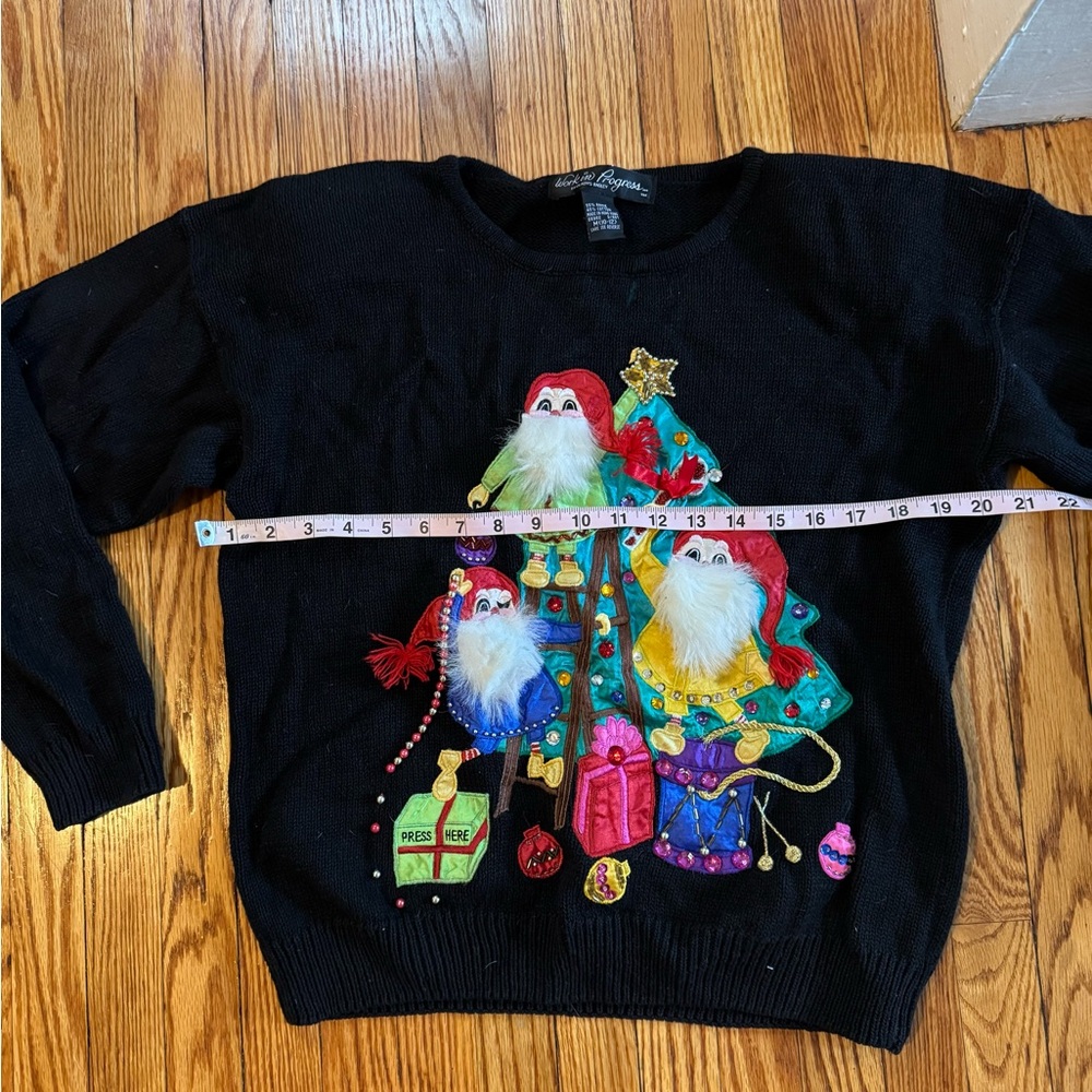 Santa ugly Christmas sweater - Picture 4 of 6